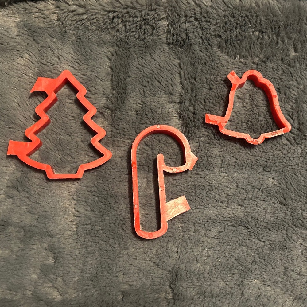 😉Bundle Days😉Vintage Retro 1980s Jello Jigglers Cookie Cutters Christmas Festive